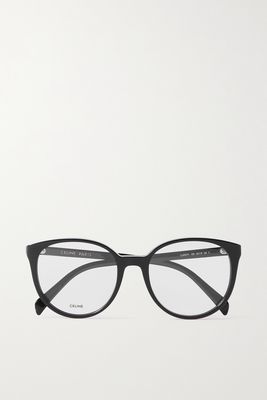 CELINE Eyewear - Round-frame Acetate Optical Glasses - Black