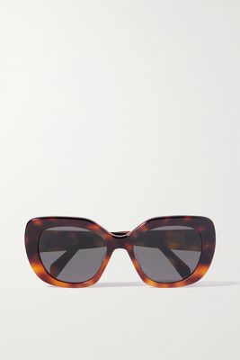 CELINE Eyewear - Square-frame Acetate Sunglasses - Brown