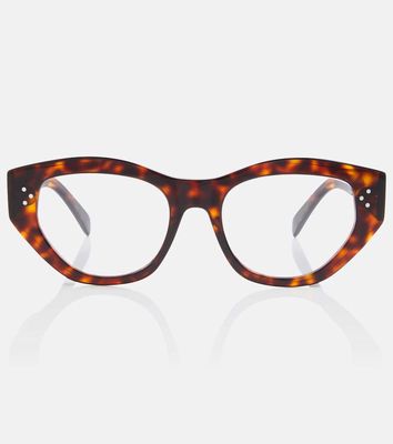 Celine Eyewear Tortoiseshell cat-eye glasses
