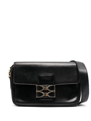 Céline Pre-Owned 1970s horsebit-detailed leather shoulder bag - Black