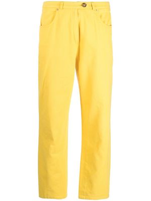 Céline Pre-Owned 1980s high-waisted tapered jeans - Yellow