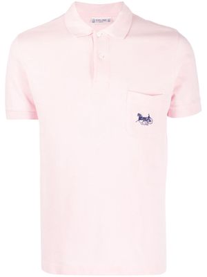 Céline Pre-Owned 1980s logo-embroidery polo shirt - Pink