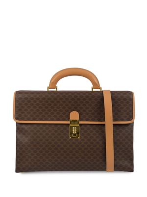 Céline Pre-Owned 1990-2000s Macadam two-way briefcase - Brown