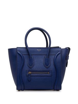 Céline Pre-Owned 2014 Celine Mini Luggage Tote - Blue
