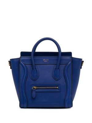 Céline Pre-Owned 2014 Celine Nano Luggage Tote - Blue
