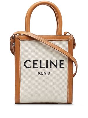 Céline Pre-Owned 2022 mini Vertical Cabas tote bag - Brown