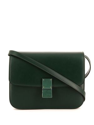 Céline Pre-Owned medium Classic Box shoulder bag - Green