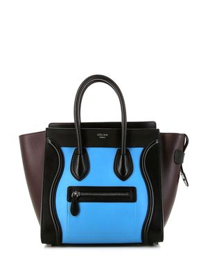 Céline Pre-Owned mini Luggage handbag - Blue