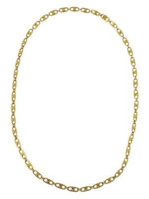 Céline Pre-Owned pre-owned 1990-2000s Macadam chain necklace - Gold