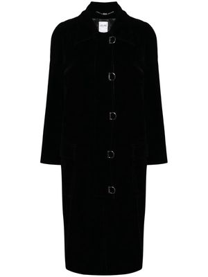 Céline Pre-Owned single-breasted coat - Black