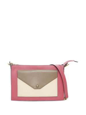 Céline Pre-Owned Tricolour Zip Envelope crossbody bag - Pink