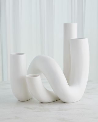 Cellentani Vase Set, Matte White