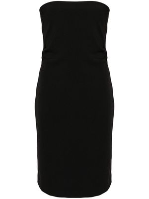 Cenere GB asymmetric mini dress - Black