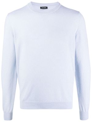 Cenere GB cashmere fine-knit jumper - Blue