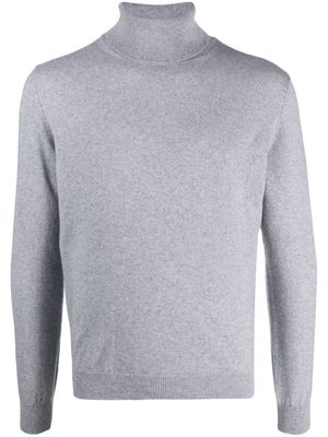 Cenere GB fine-knit roll-neck jumper - Grey