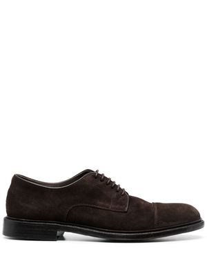 Cenere GB lace-up suede Oxford shoes - Brown