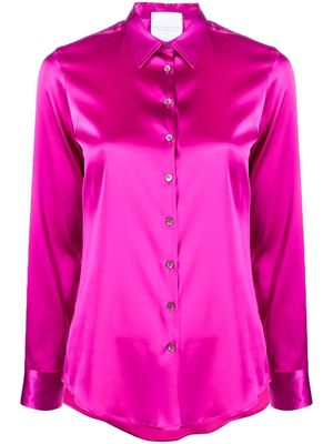 Cenere GB long-sleeve silk shirt - Pink