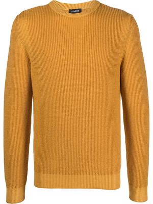 Cenere GB purl-knit virgin-wool jumper - Yellow