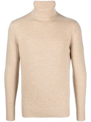Cenere GB roll-neck knitted jumper - Neutrals