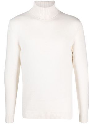 Cenere GB roll-neck wool-blend jumper - White
