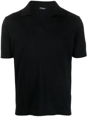 Cenere GB short-sleeve cotton jumper - Black