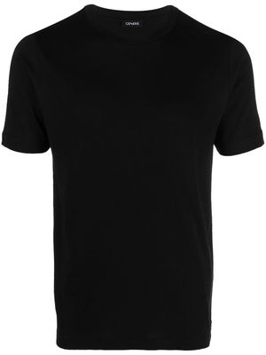 Cenere GB short-sleeve cotton T-shirt - Black