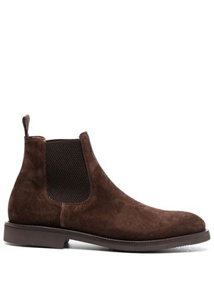Cenere GB suede ankle boots - Brown