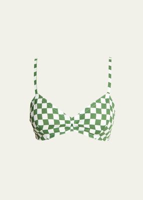 Centina Check Bra Top