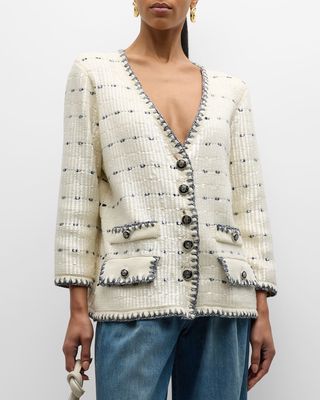 Ceriani Sequin Knit Jacket