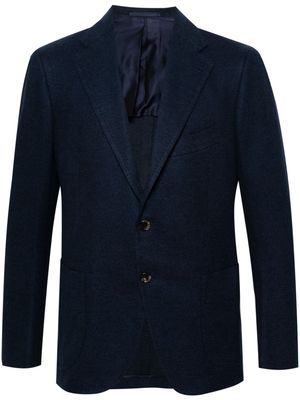 Cesare Attolini notched-lapels single-breasted blazer - Blue