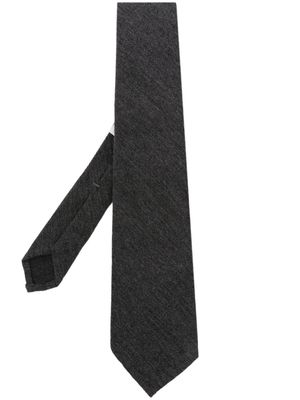 Cesare Attolini Sfoderata wool blend tie - Grey