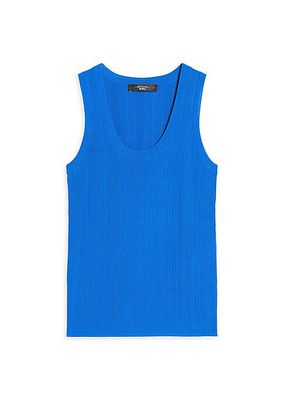 Ceylon Rib-Knit Sweater Vest