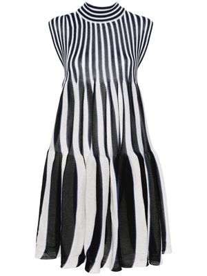 CFCL Cascades striped mini dress - Blue