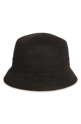 CFCL Mesh Knit Bucket Hat in Black