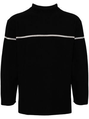 CFCL metallic-stripe jumper - Black