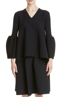 CFCL Pottery 9 Bell Cuff Waterfall Sweater in Black