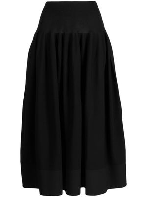 CFCL Pottery high-waisted midi skirt - Black