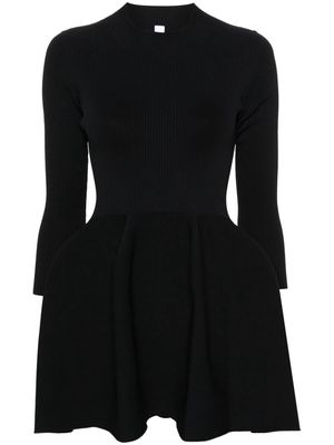CFCL Pottery ribbed-knit mini dress - Black