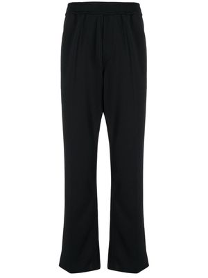 CFCL pressed-crease elasticated-waist trousers - Black