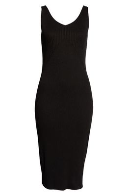 CFCL Rib 2 Cupro Blend Dress in Black