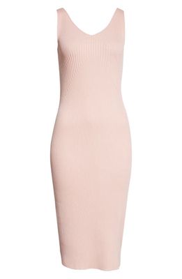 CFCL Rib 2 Cupro Blend Dress in Light Pink