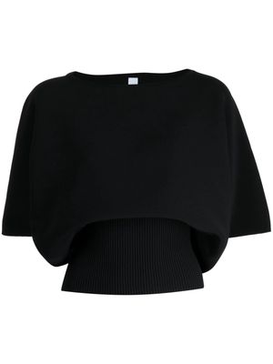 CFCL ribbed-knit recycled-polyester jumper - Black