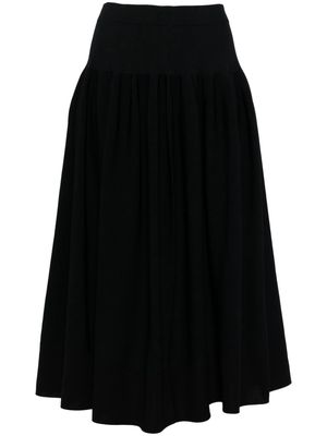 CFCL Rivulet flared skirt - Black
