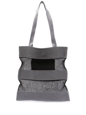 CFCL semi-sheer knitted tote bag - Grey