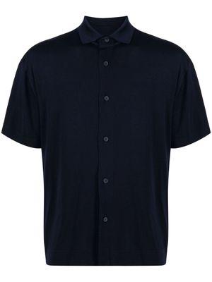 CFCL short-sleeve cupro shirt - Blue