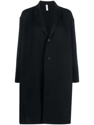 CFCL single-breasted knitted Chester coat - Black
