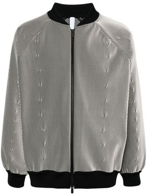 CFCL striped bomber jacket - Neutrals