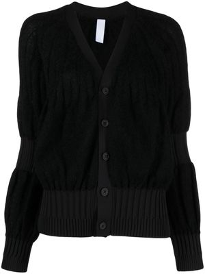 CFCL V-neck buttoned cardigan - Black