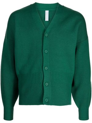 CFCL V-neck wool cardigan - Green