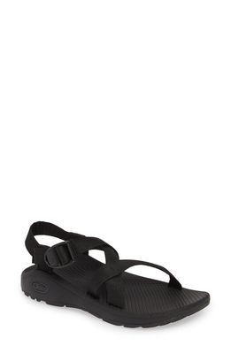 Chaco Z/Cloud Sandal in Black Fabric